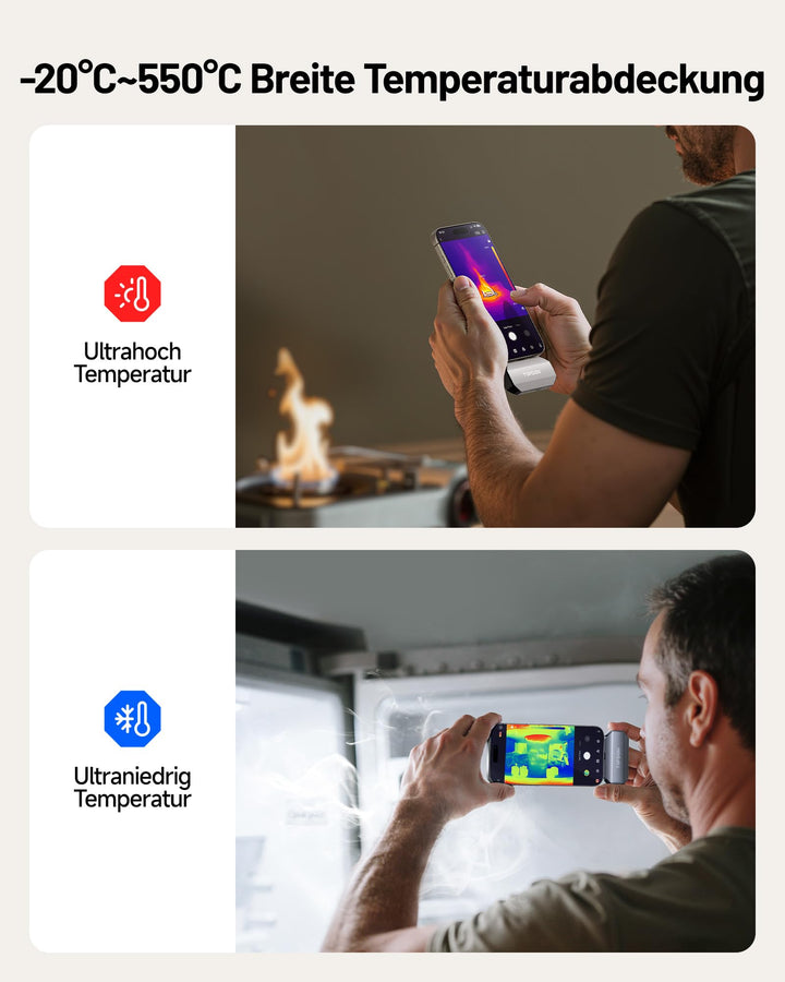 Wärmebildkamera USB-C 512×384 für iPhone Android Windows - Bild 6