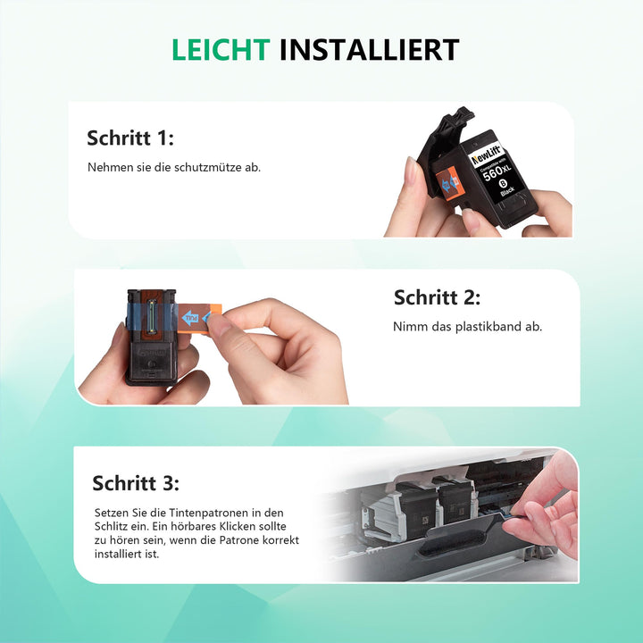 Druckerpatronen 540XL 541XL Multipack kompatibel für Canon PIXMA - Bild 6