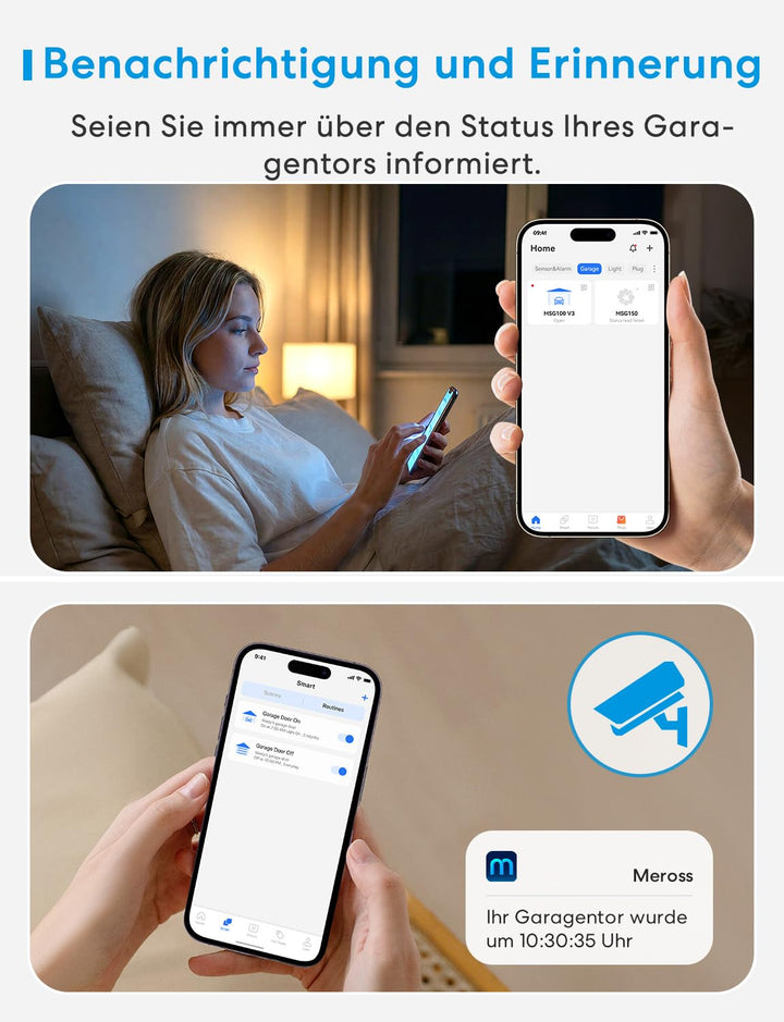 Smart Garagentoröffner WLAN mit App-Steuerung und Benachrichtigungen - Bild 3