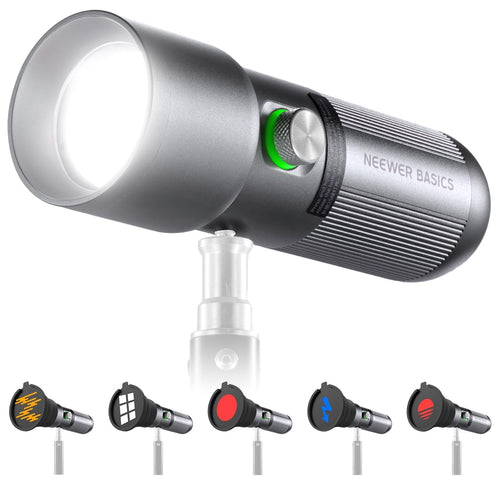 Fotografie Videolicht RGB 10W zoombar mit 20 GOBO Filtern