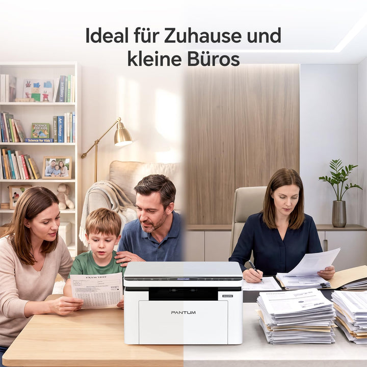 Laserdrucker 3-in-1 WLAN A4 Schwarzweiss 20 S./Min. 1200x600 dpi - Bild 4