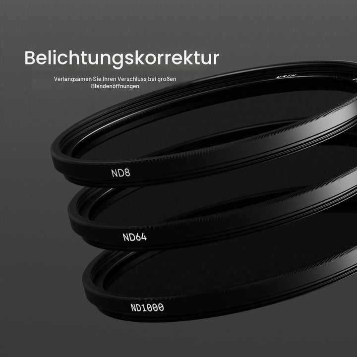 ND-Filterset 39mm 3-in-1 ND8/ND64/ND1000 fuer Fotografie - Bild 4
