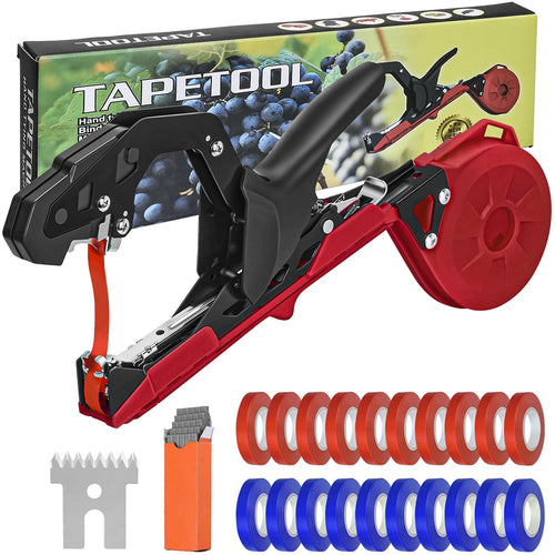 Pflanzenbindemaschine Profi 50mm mit 21 Bandrollen für Garten