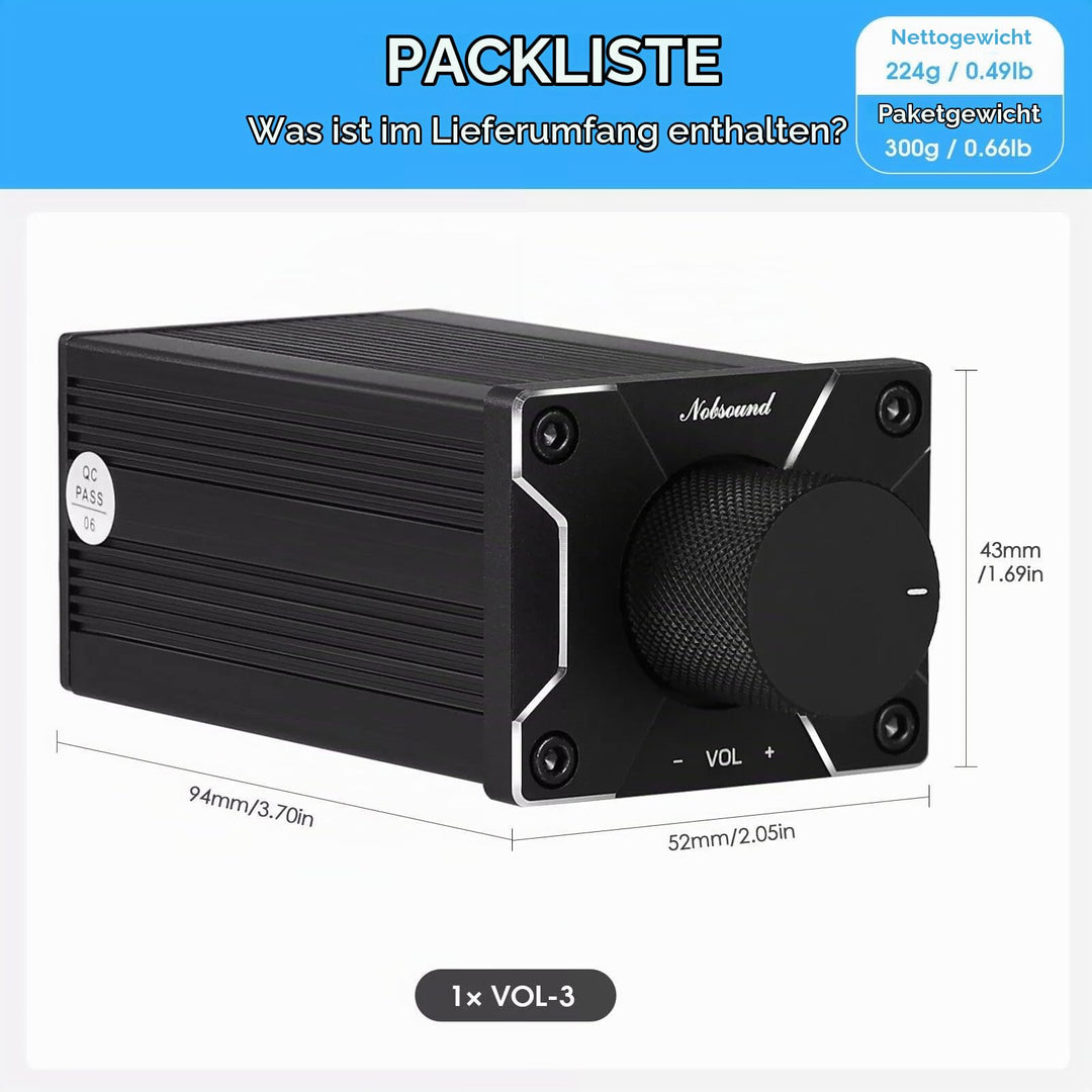 Passiver HiFi-Vorverstärker RCA ALPS-Potentiometer Lautstärkeregler - Bild 5