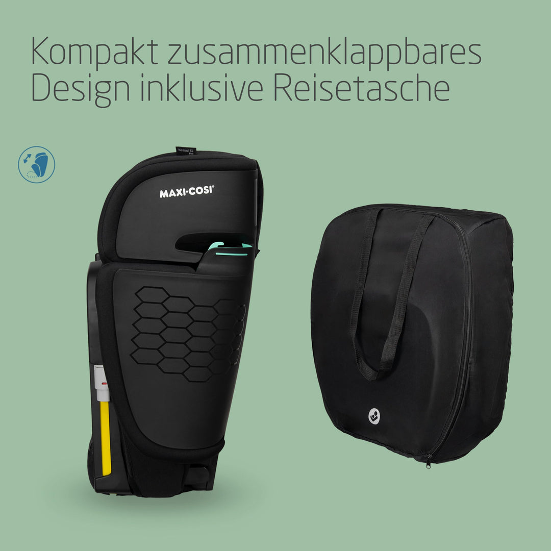 Kindersitz mitwachsend ISOFIX 76–150 cm klappbar mit Reisetasche - Bild 7