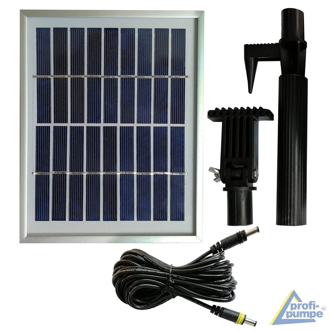 Kaskadenbrunnen Hybrid Solar/230V mit RGB-LED Steinoptik 64cm - Bild 4