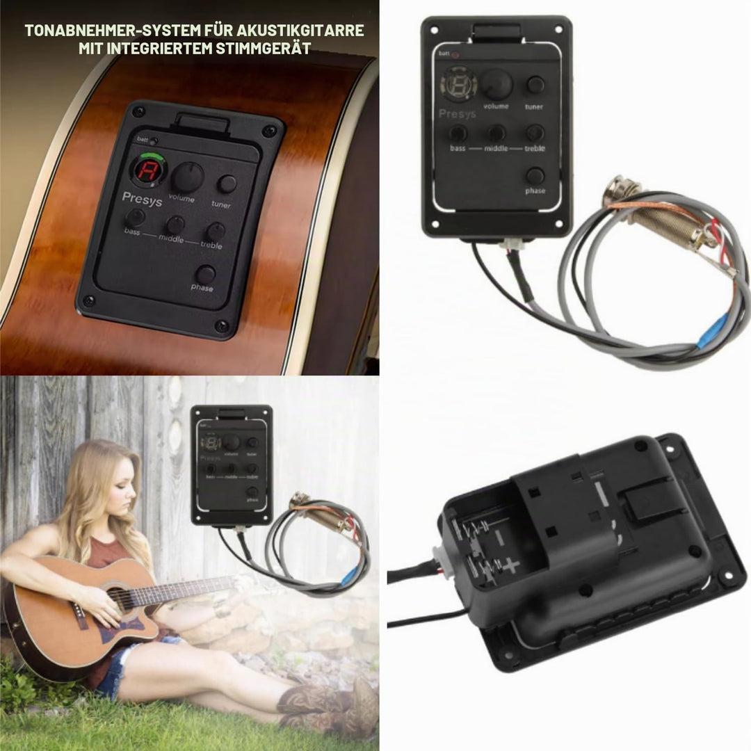 Gitarren-Preamp 3-Band-EQ mit Tuner und LED-Display - Bild 5