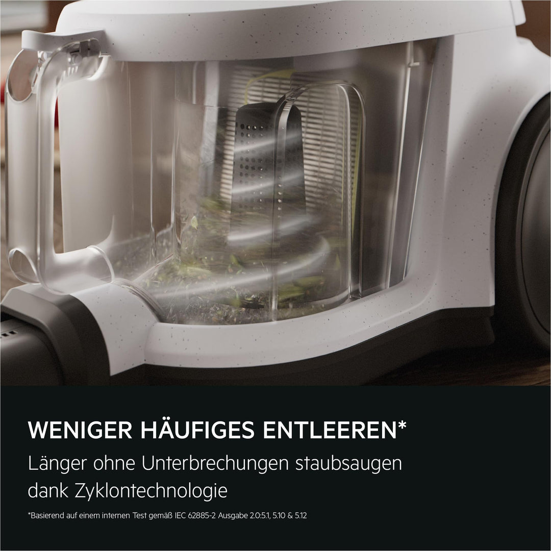 Staubsauger beutellos mit HEPA-Filter 1000W 2L Behälter dunkelrot - Bild 5