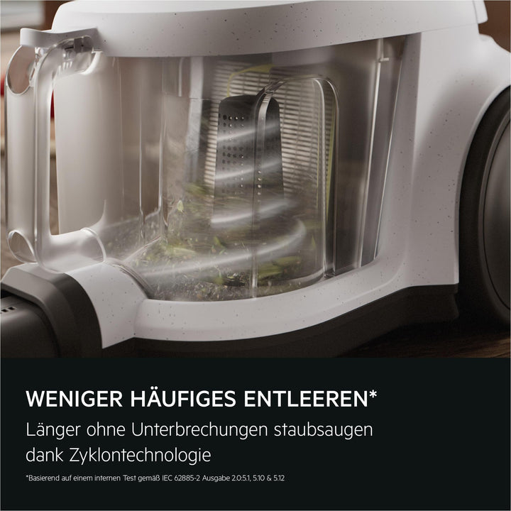 Staubsauger beutellos mit HEPA-Filter 1000W 2L Behälter dunkelrot - Bild 5