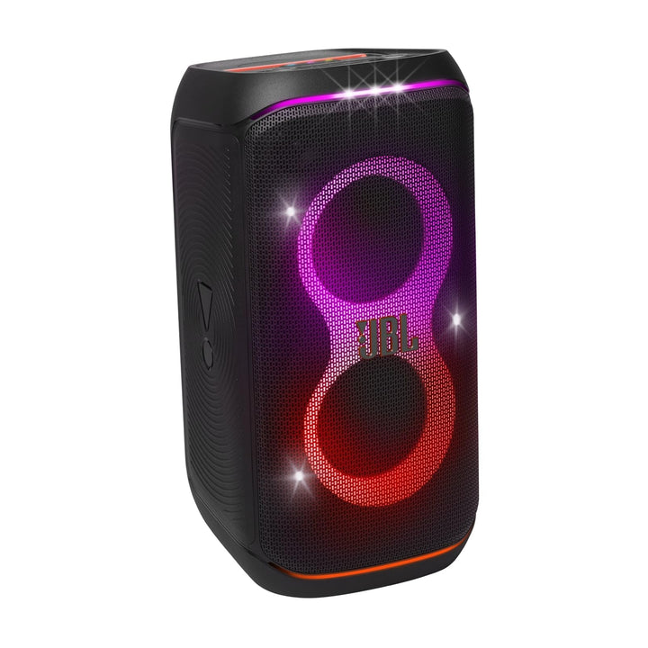 Bluetooth Party-Lautsprecher mit Lichtshow, KI-Sound-Boost, 12 h Akku