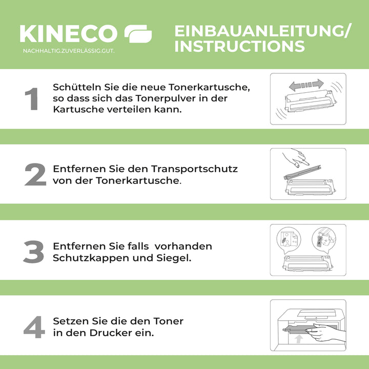 Toner Schwarz kompatibel mit Kyocera TK-1150 3er Pack 3x3000 Seiten - Bild 4