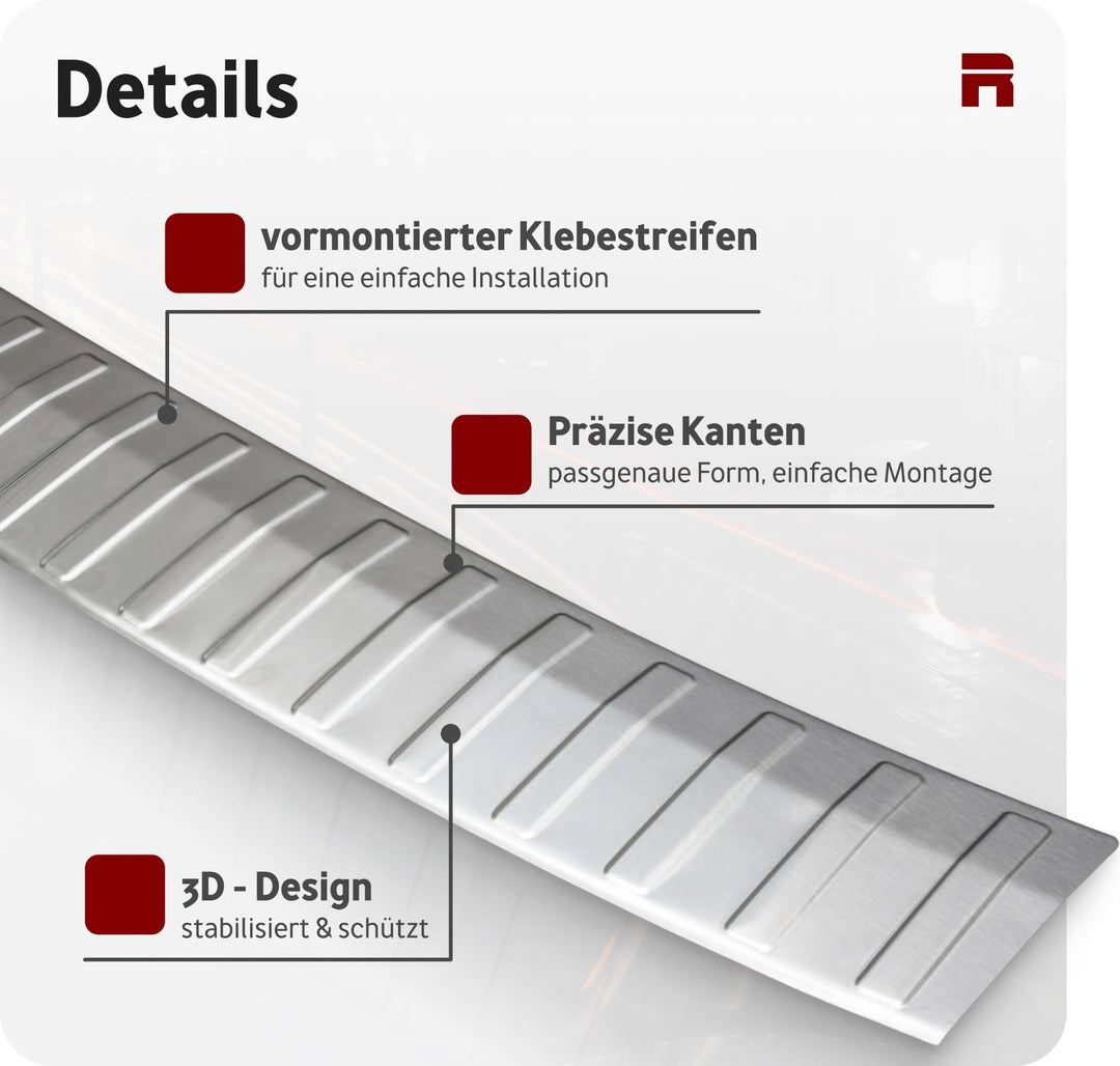 Ladekantenschutz Edelstahl für Mercedes Vito V-Klasse W447 ab 2014 - Bild 5