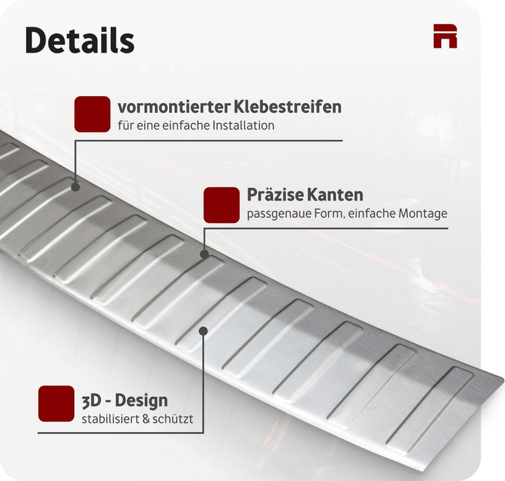Ladekantenschutz Edelstahl für Mercedes Vito V-Klasse W447 ab 2014 - Bild 5