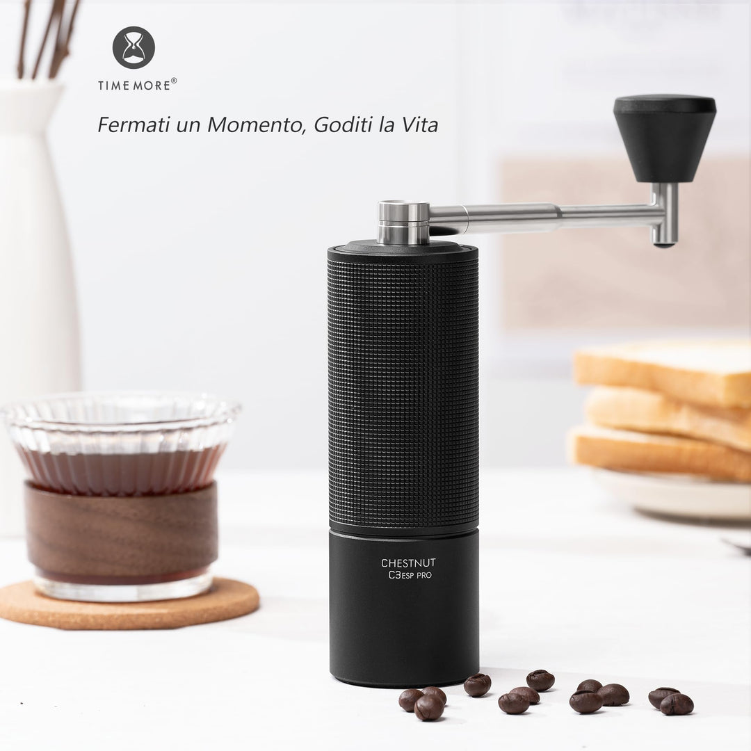 Manuelle Kaffeemühle Ganzmetall für Espresso bis French Press - Bild 7
