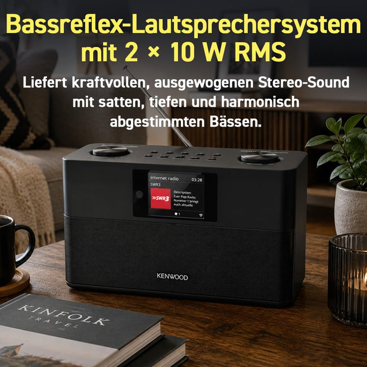 Stereo Internetradio DAB+ WLAN Bluetooth 2x10W mit Display - Bild 7