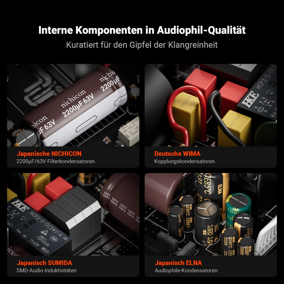 Mono Leistungsverstärker Class D TPA3255 240W mit XLR/RCA HiFi - Bild 4
