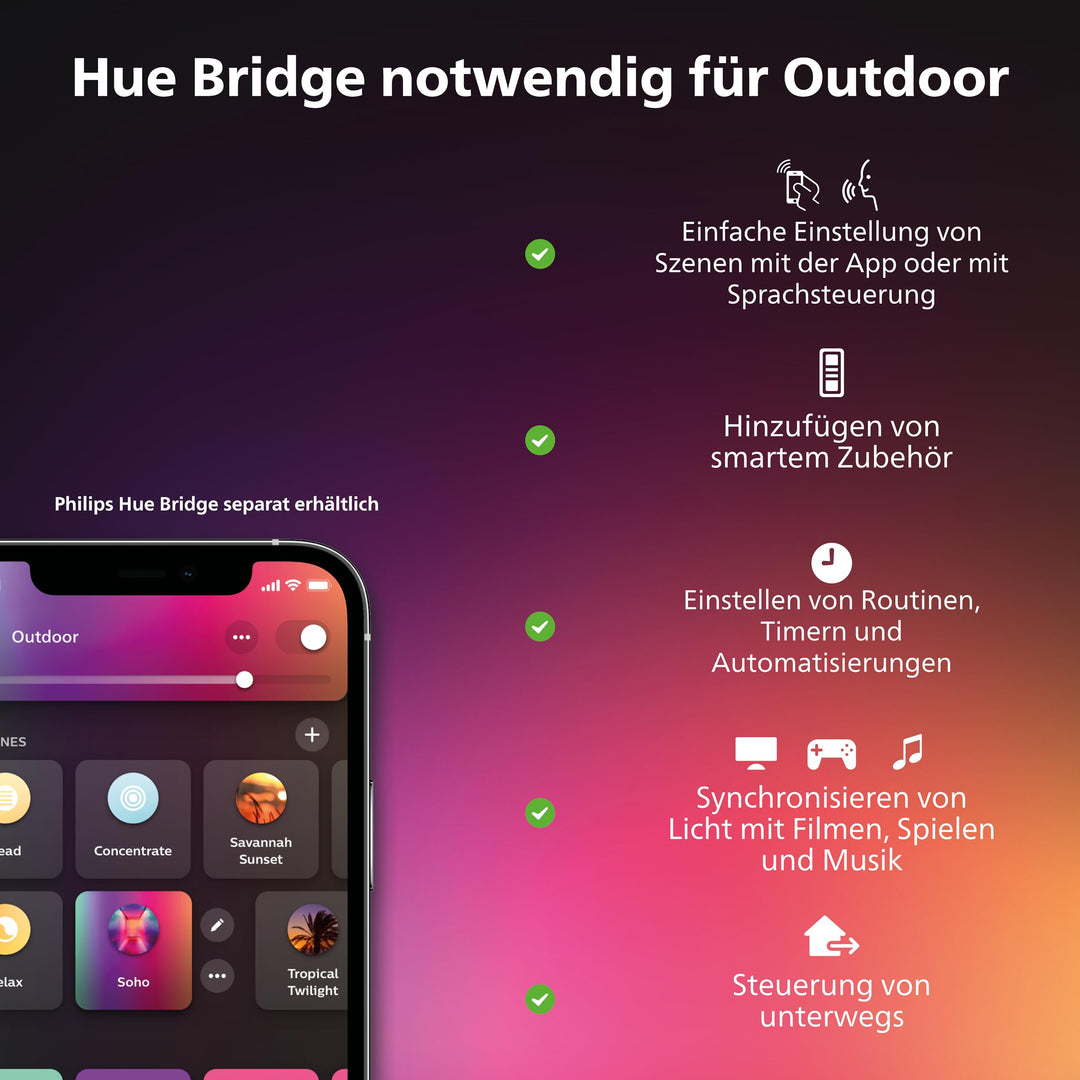 Gartenstrahler LED 3er-Set 16 Mio. Farben IP65 Smart App-steuerbar - Bild 7