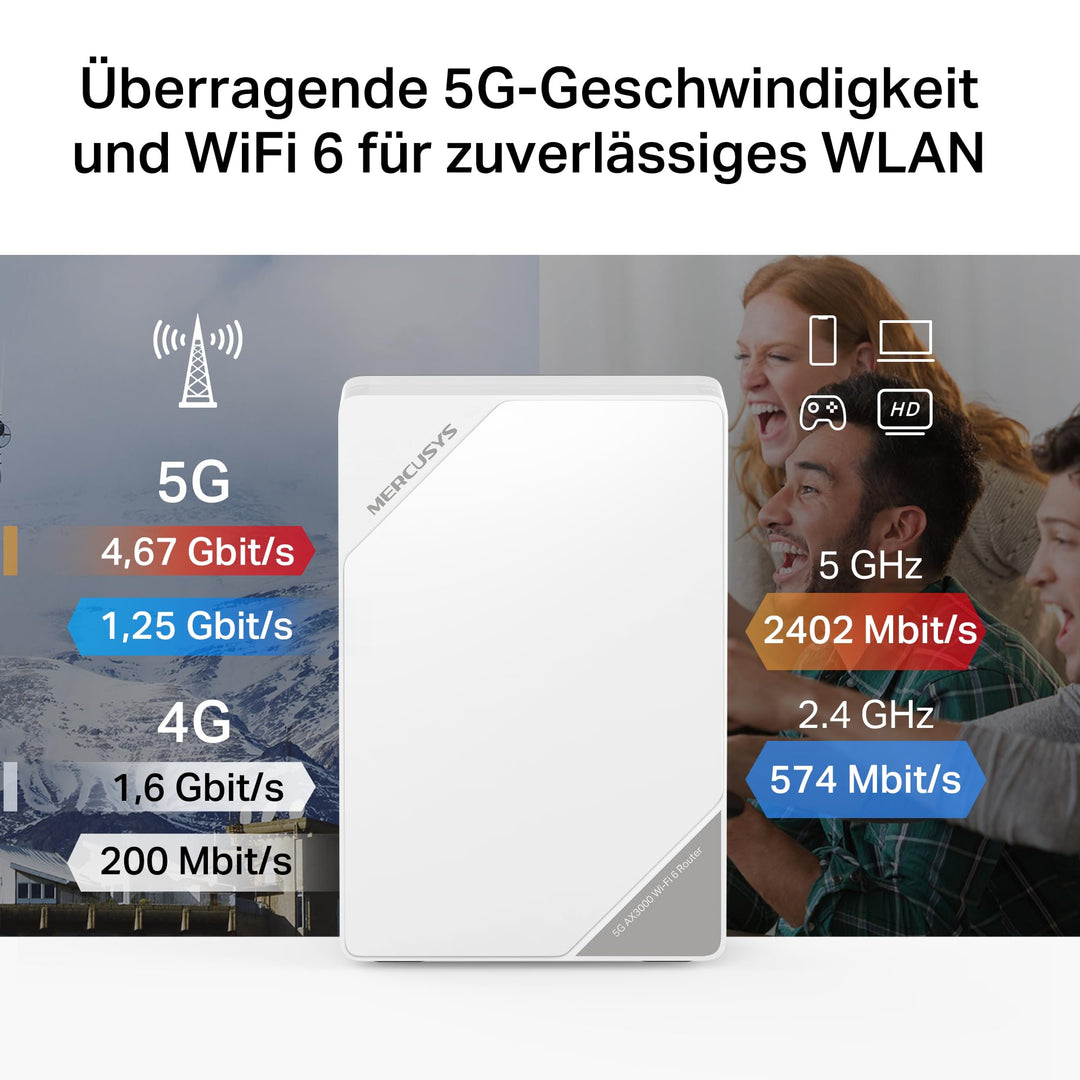 5G LTE Router Nano-SIM Wi-Fi 6 AX3000 bis 4,67 Gbit/s EasyMesh - Bild 9