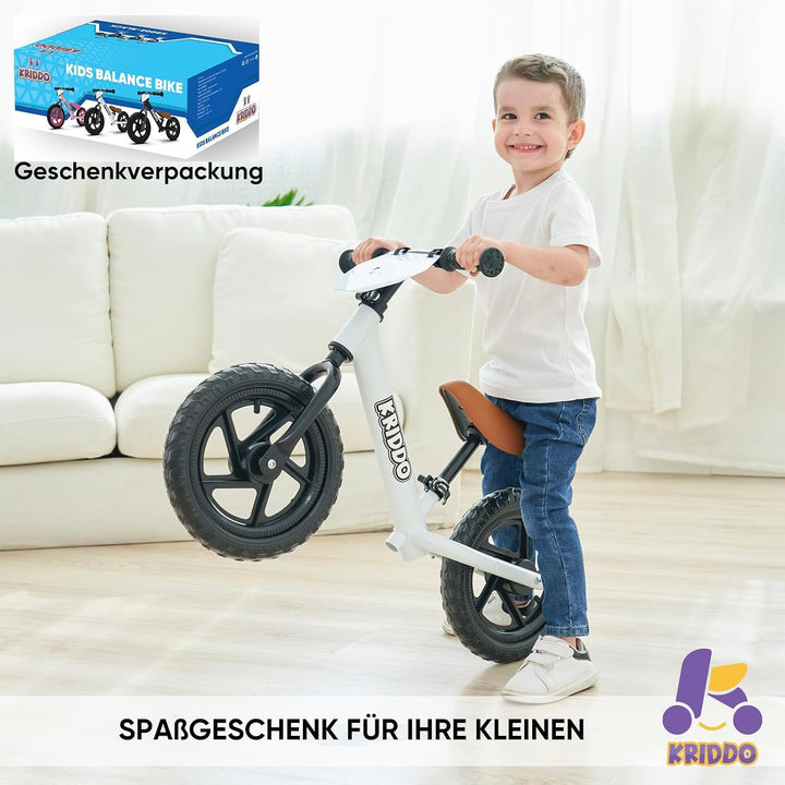 Laufrad Kinder 2-5 Jahre Stahl mit verstellbarem Sitz und Lenker - Bild 4