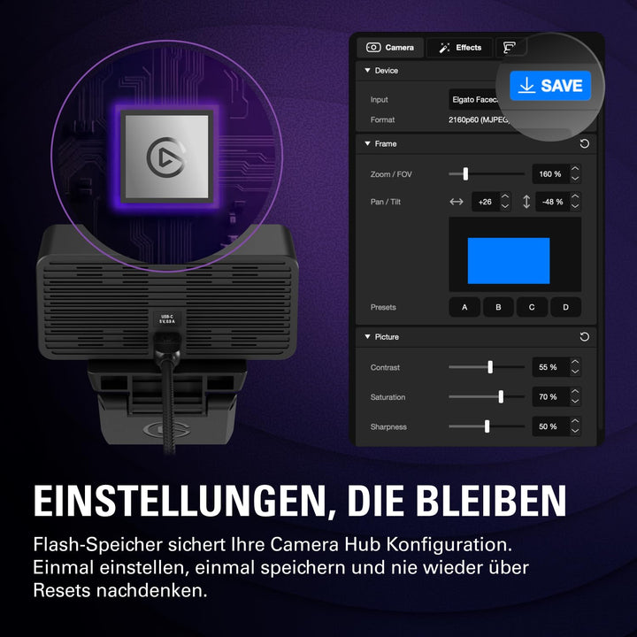 Webcam 4K 60fps mit Sony-STARVIS-2-Sensor für Streaming - Bild 8
