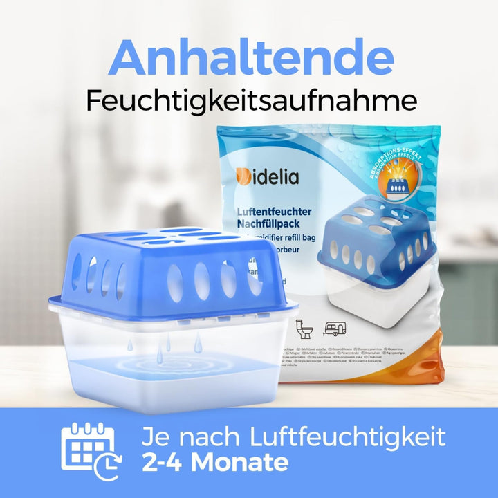 Luftentfeuchter Granulat Nachfüllpack 400g 24er-Set ohne Strom - Bild 5