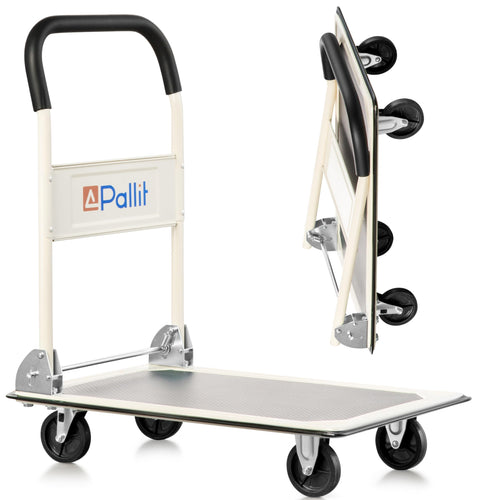 Plattformwagen klappbar 150 kg mit Anti-Rutsch-Beschichtung Stahl