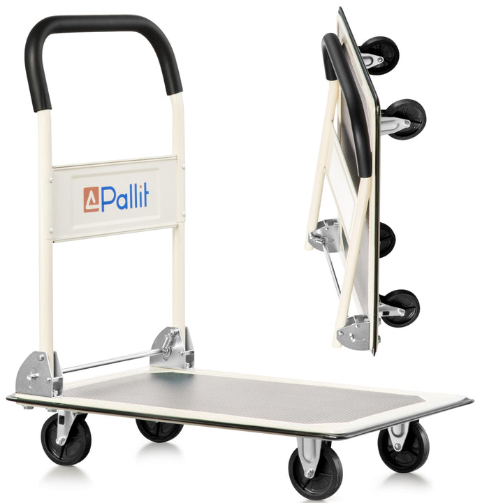Plattformwagen klappbar 150 kg mit Anti-Rutsch-Beschichtung Stahl