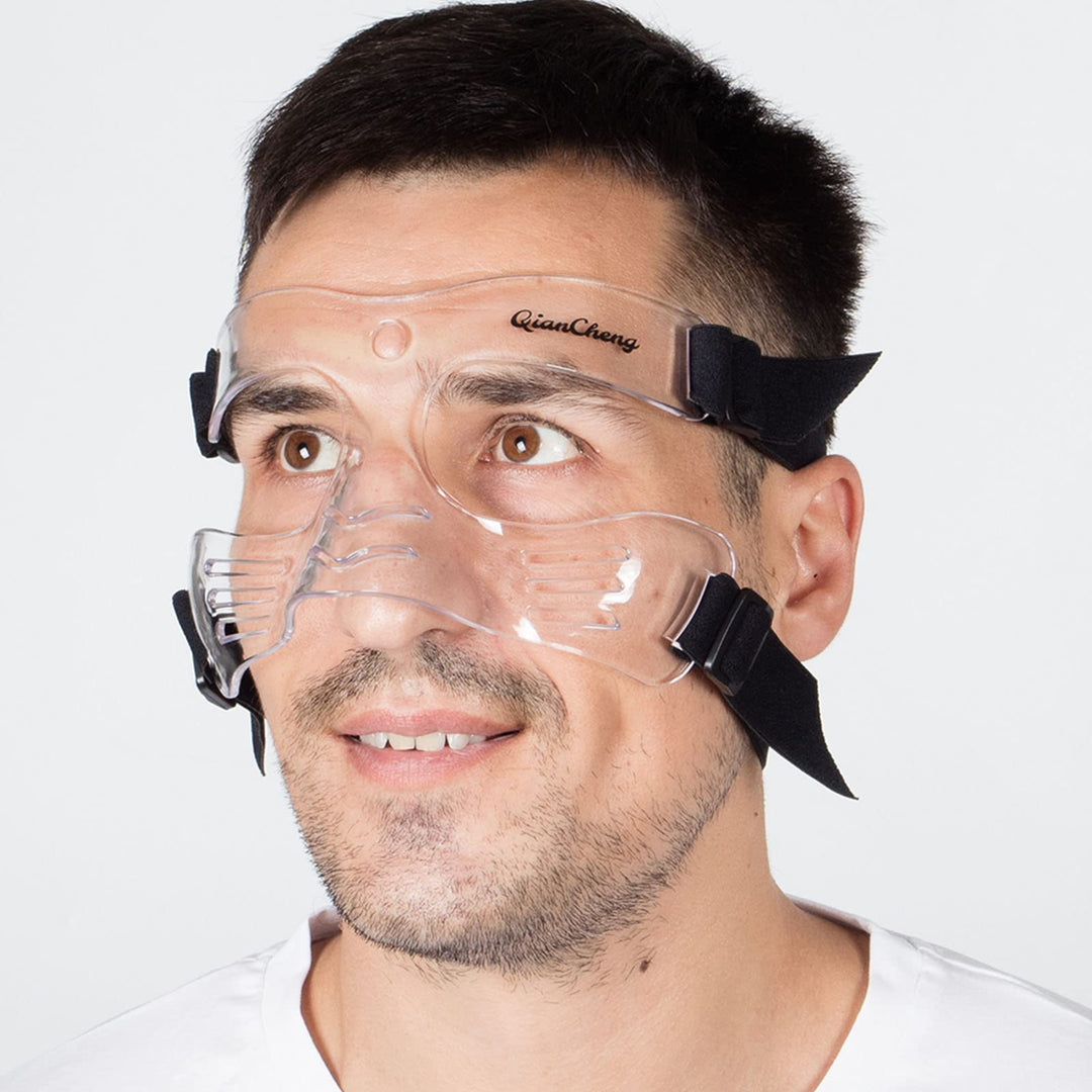 Nasenschutz Sport Polycarbonat Erwachsene Gr. L für Basketball Fussball