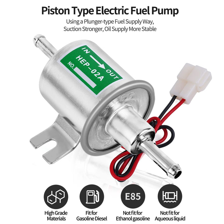 Elektrische Kraftstoffpumpe 12V Niederdruck 70 L/h für Benzin und Diesel - Bild 4