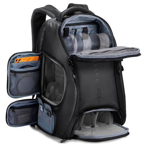 Kamerarucksack wasserdicht 24L mit Laptop-Fach 15,6 Zoll