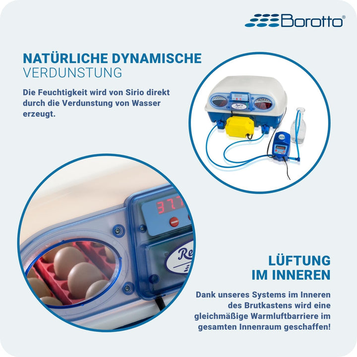 Brutautomat 24 Eier vollautomatisch mit Befeuchter und PID-Regelung - Bild 5