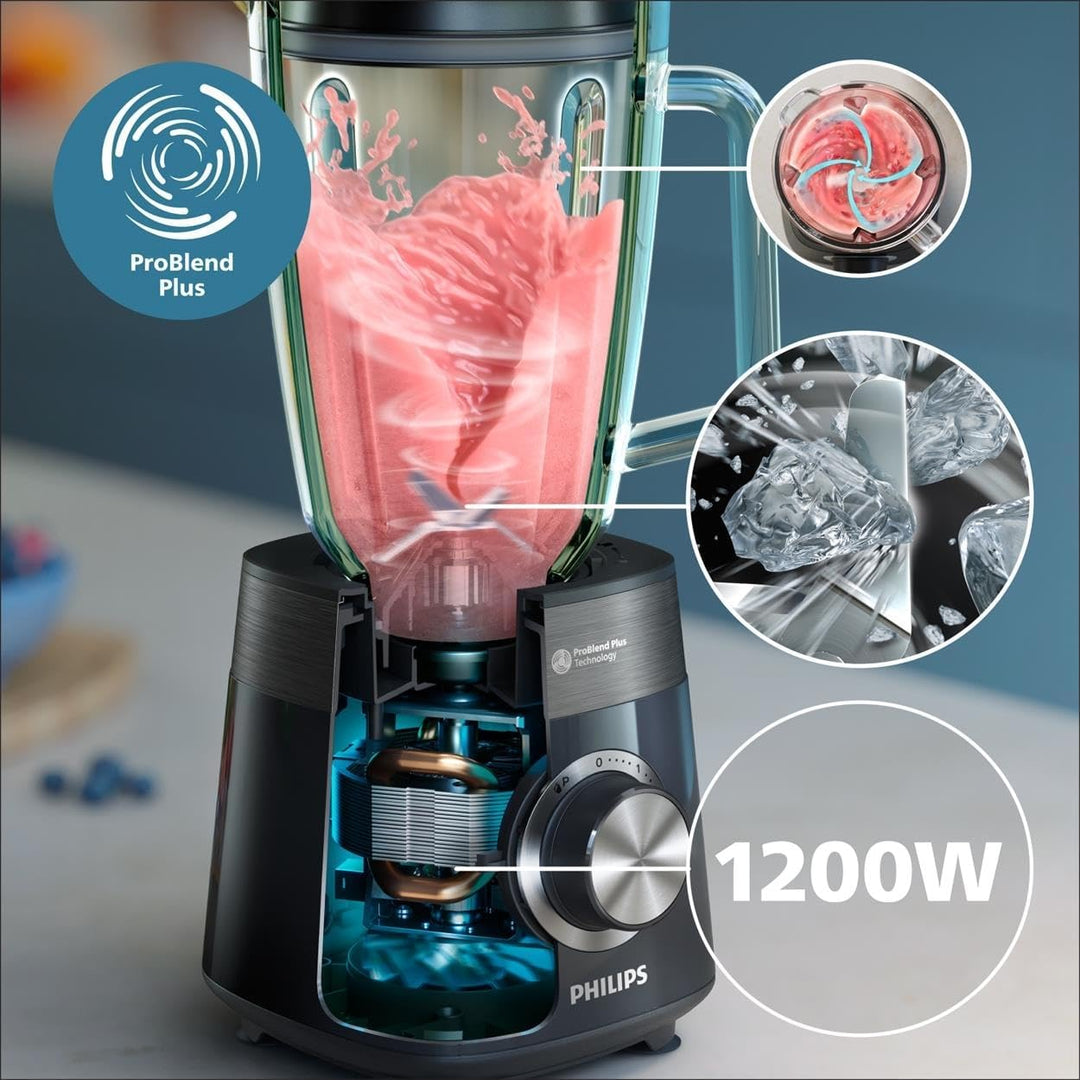 Standmixer 1200W mit ProBlend-Technologie 2L Behälter Schwarz - Bild 2