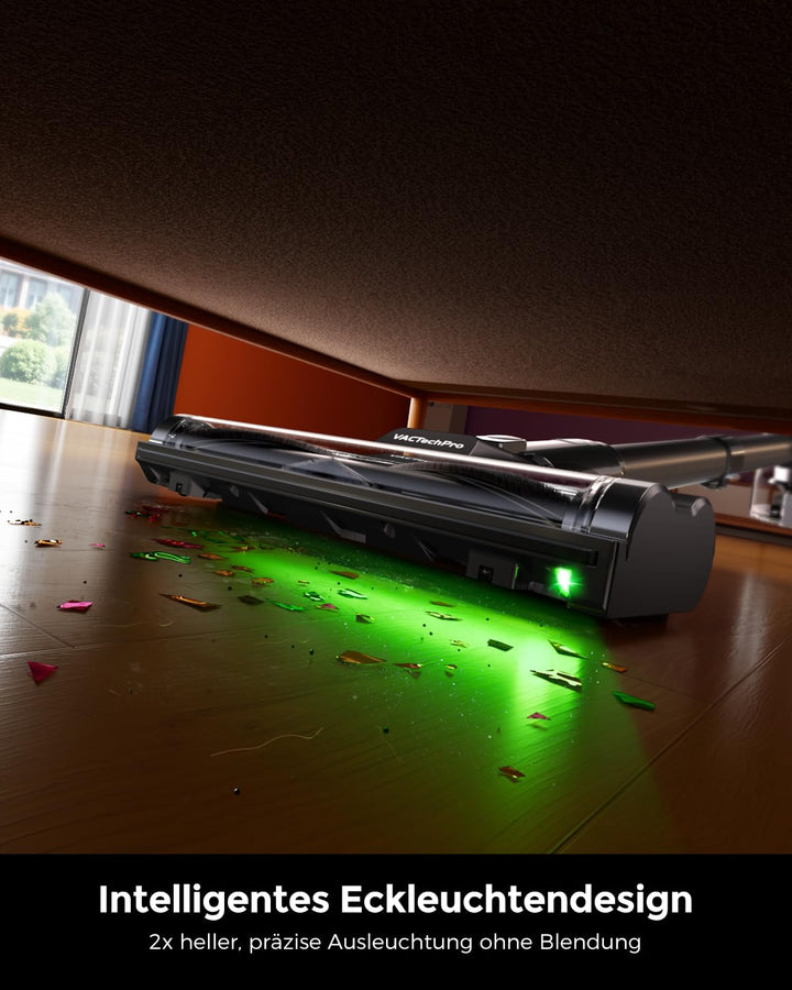 Akku-Staubsauger Kabellos 550W 50kPa mit LED &amp; Anti-Verhedder - Bild 7