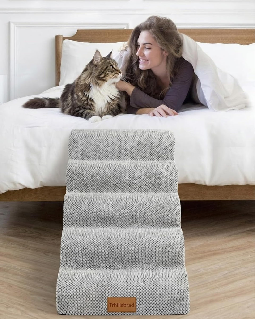 Hundetreppe Schaumstoff 5 Stufen 62 cm für kleine Hunde - Bild 8