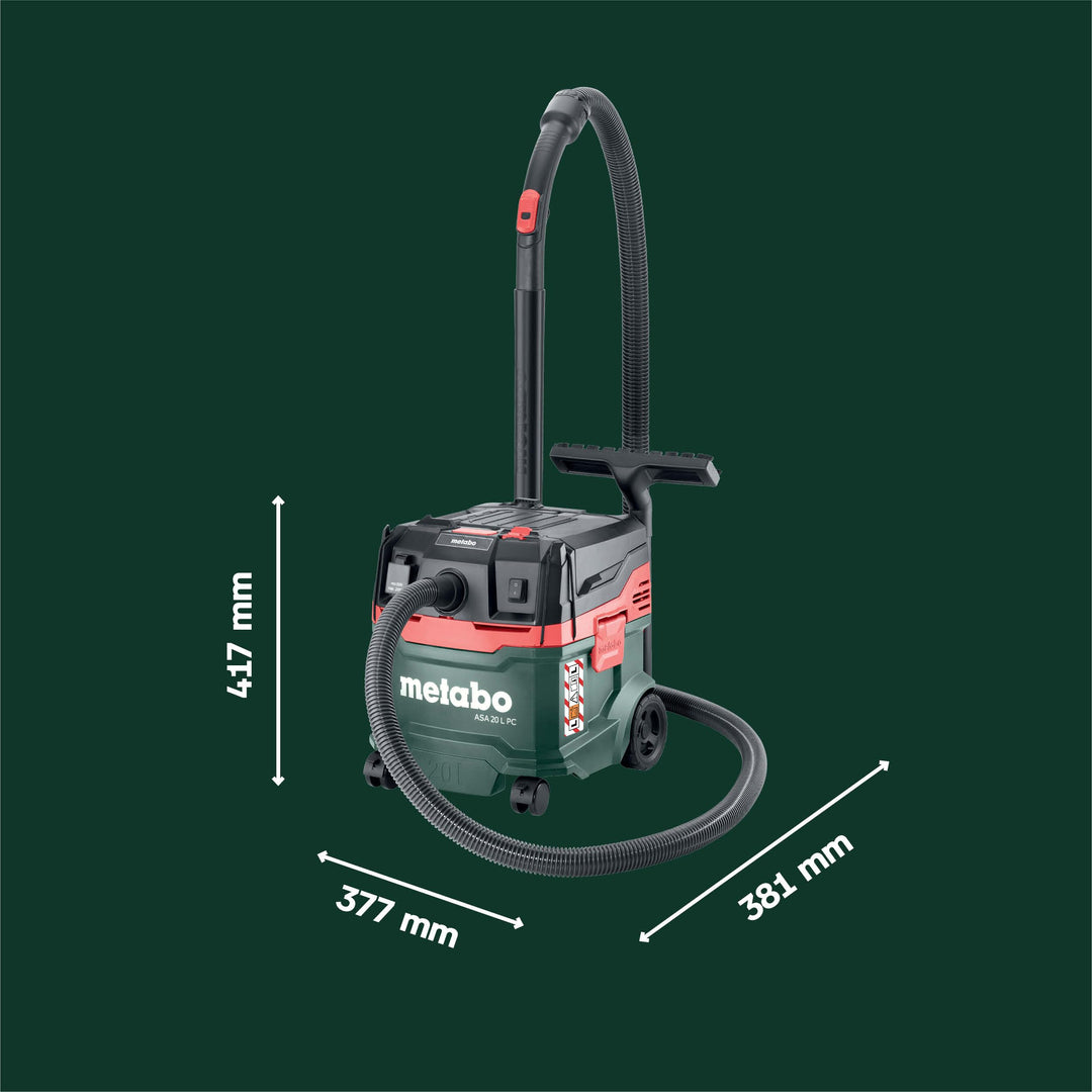 Nass-Trockensauger 1200 W 20 L Staubklasse L mit PressClean - Bild 4