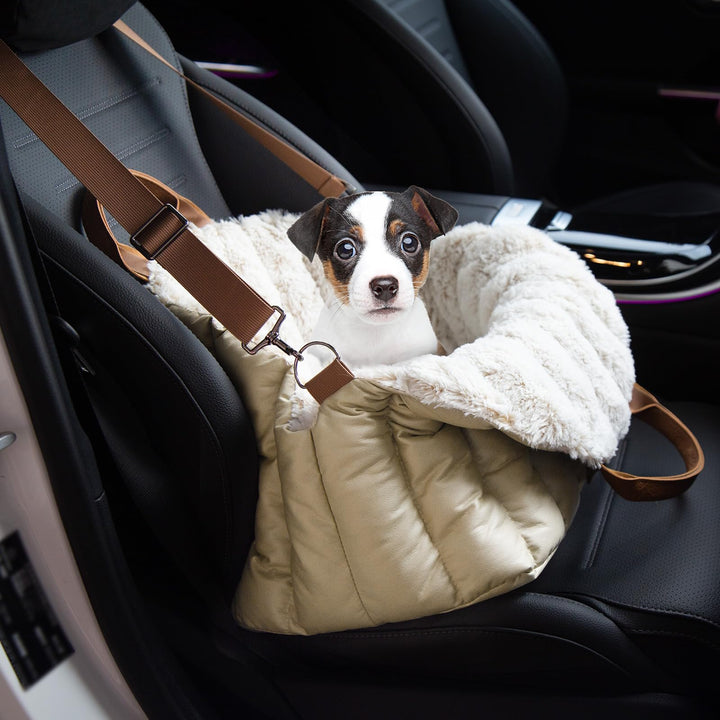 Hundetasche 3-in-1 Fleece als Autositz Bett und Tragetasche bis 4,5 kg - Bild 4