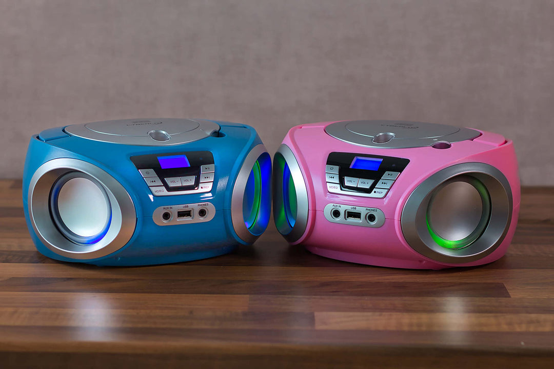 CD-Player mit UKW-Radio und LED-Beleuchtung für Kinder - Bild 6
