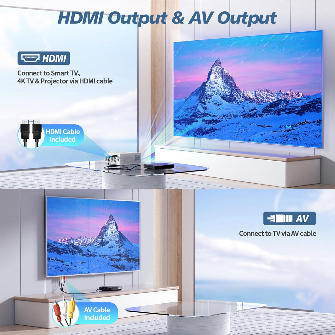 DVD Player HDMI 1080P Regionalcodefrei Mini kompakt für TV - Bild 5