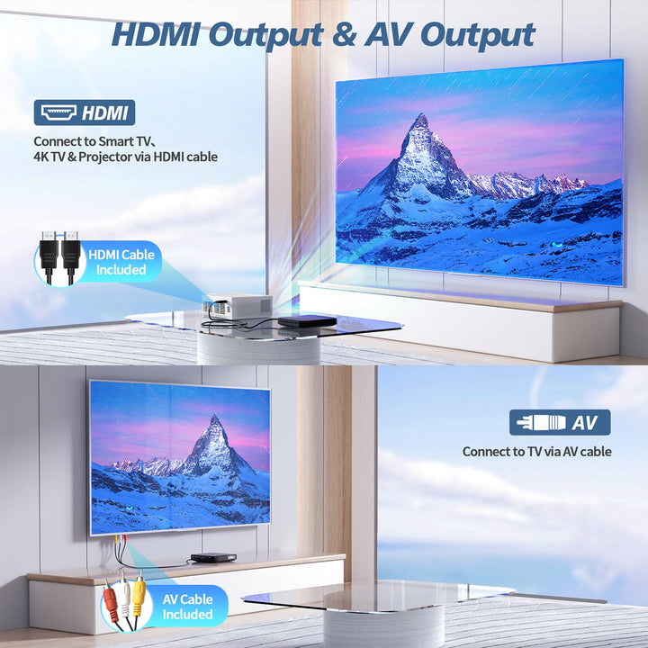 DVD Player HDMI 1080P Regionalcodefrei Mini kompakt für TV - Bild 5