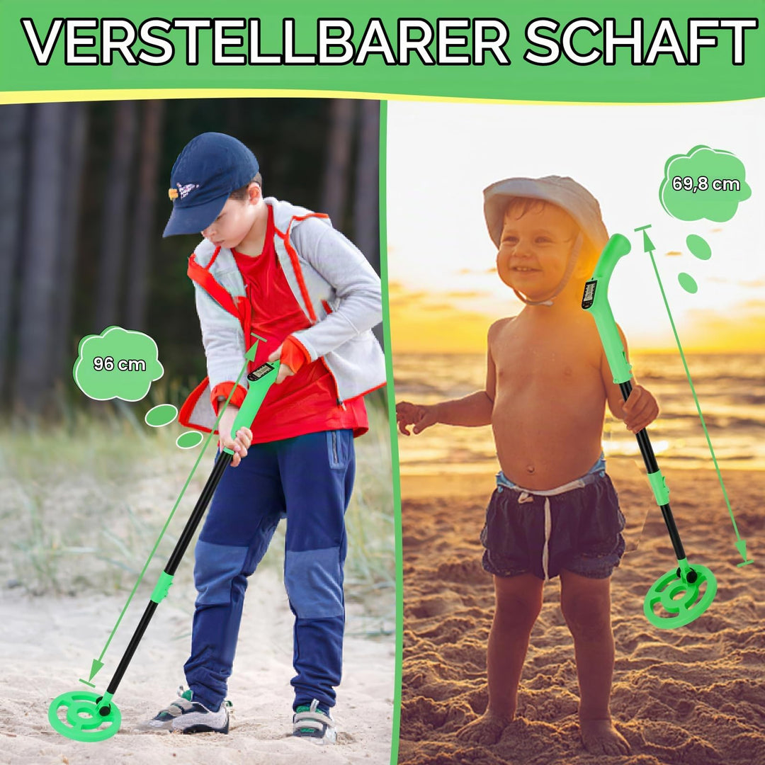 Metalldetektor Kinder mit LCD-Display faltbar 0,76 kg ab 8 Jahren - Bild 4