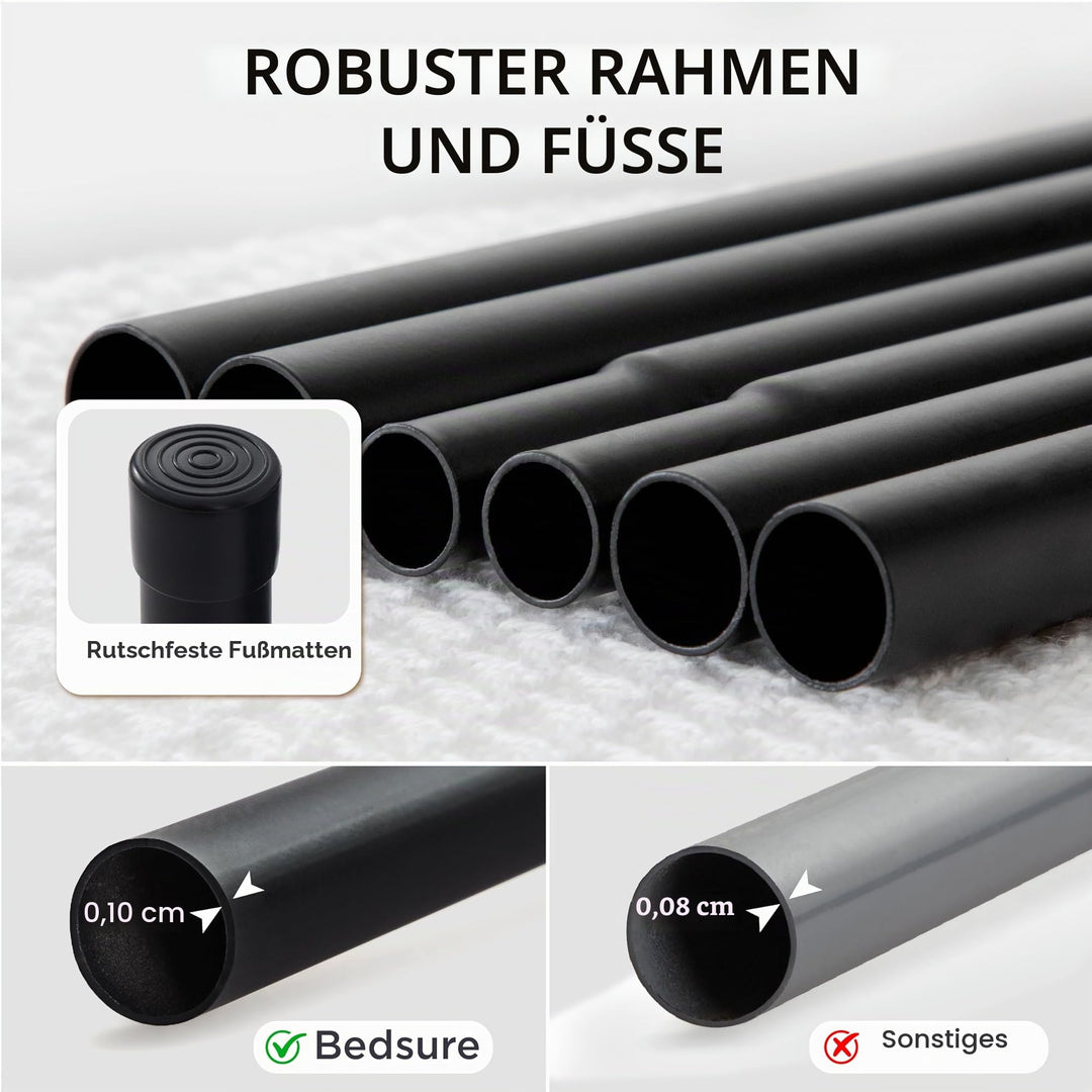 Hundeliege erhöht Outdoor Grau 124x80 cm bis 38 kg - Bild 3