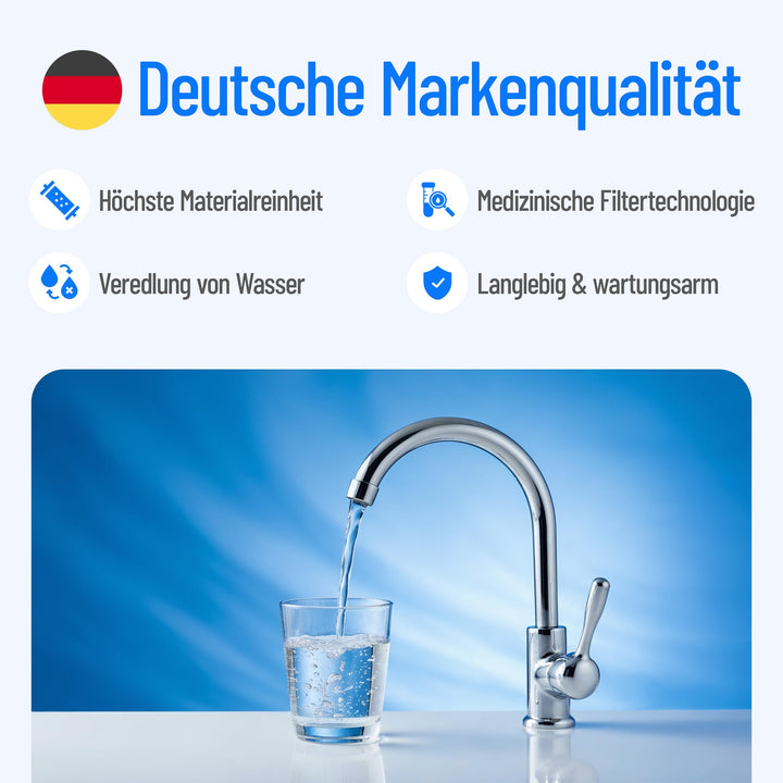 Wasserfilter Aktivkohle gesintert für Untertisch-Filtergehäuse bis 3 L/min - Bild 6