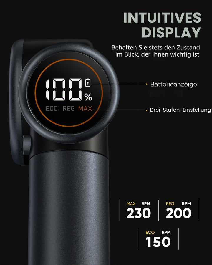 Elektrische Schere mit LED-Display 3 Geschwindigkeiten Akku - Bild 5