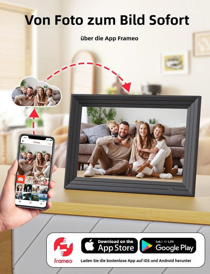Digitaler Bilderrahmen WLAN 10,1 Zoll IPS 32GB Touchscreen - Bild 3