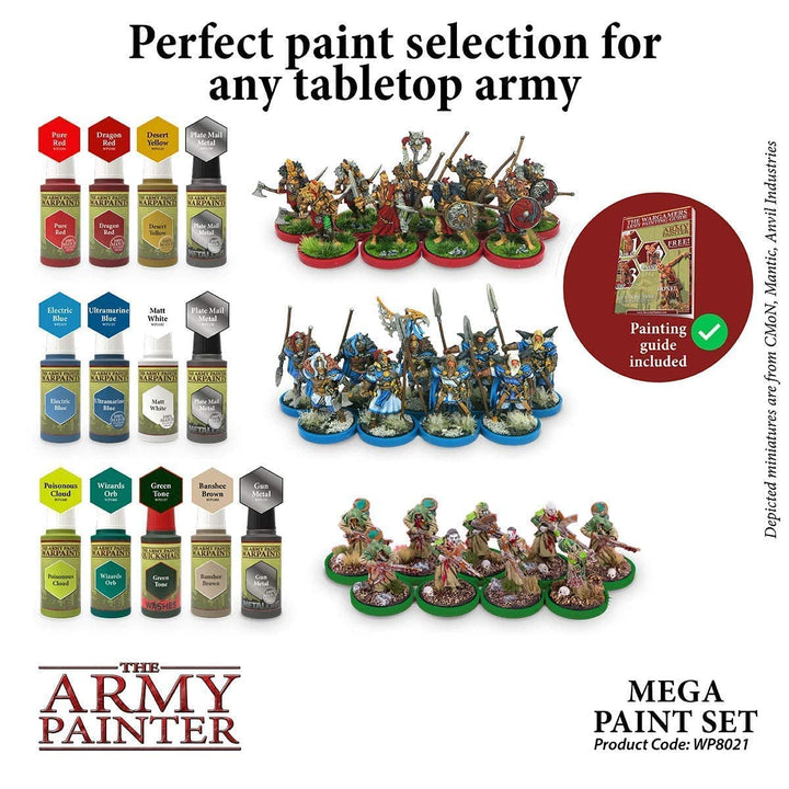 Miniatur-Farbset 50 Warpaints mit Wargamer Regiment Pinsel - Bild 6