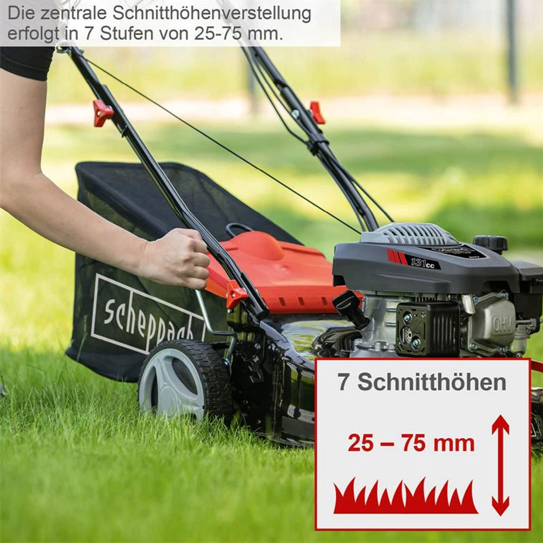Benzin-Rasenmäher 4-Takt 42 cm Schnittbreite 3-in-1 mit 45-L-Fangkorb - Bild 8