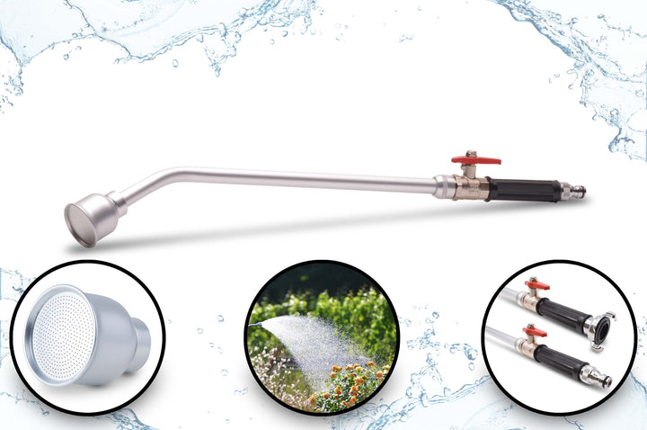 Giesslanze Aluminium 65 cm mit Kugelventil und Brausekopf - Bild 2