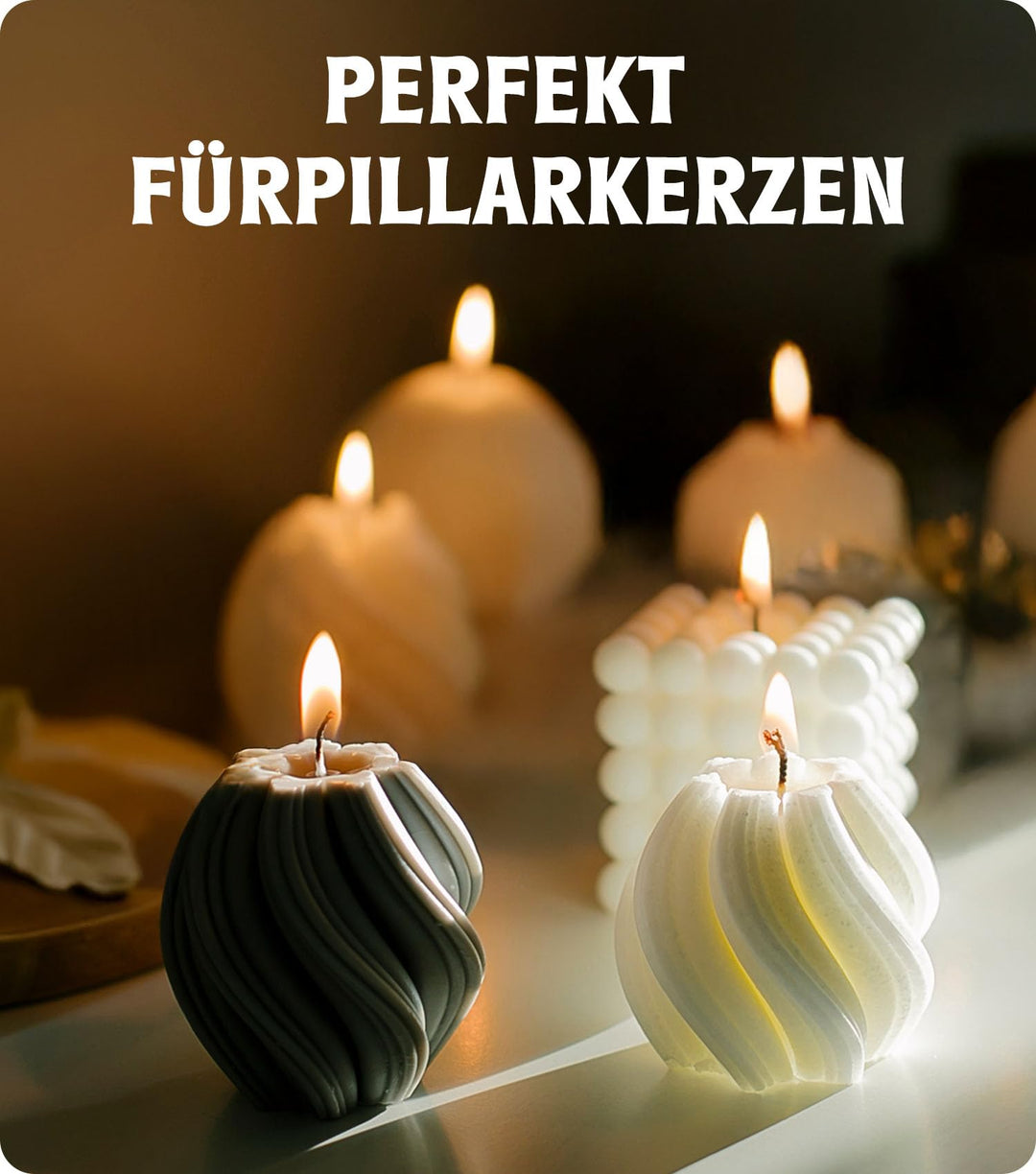 Sojawachs Kerzenwachs 5 kg Flocken 100% rein für DIY-Kerzen - Bild 6