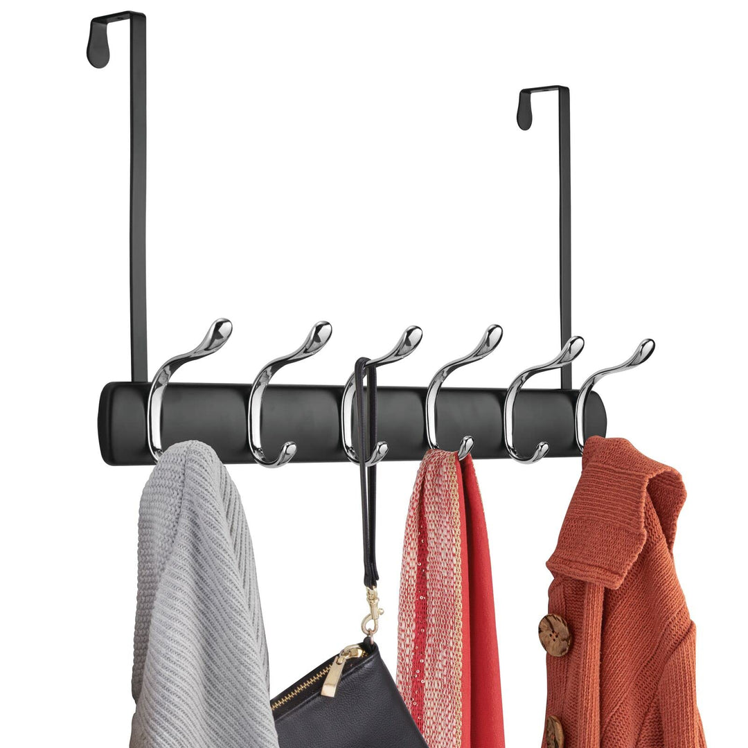 Türgarderobe zum Einhängen Metall 12 Haken 2er-Set Flur Bad - Bild 5