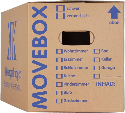 Umzugskarton zweiwellig 634x290x326 mm bis 40 kg 25er Set